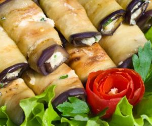 Involtini di melanzane con fontina DOP