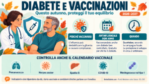 Diabete e vaccinazioni: perché proteggersi dall’influenza