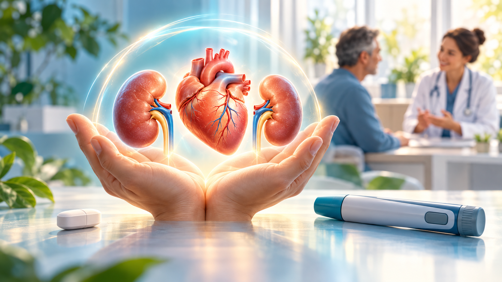 Diabete tipo 2: protezione di cuore e reni con terapie SGLT2 e GLP-1 e cura personalizzata