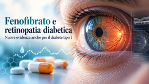 Fenofibrato e retinopatia diabetica: nuove evidenze anche nel diabete tipo 1. Una vecchia molecola può aiutare a salvare la vista?